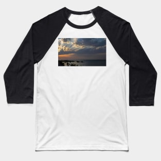 sunset over the sea Baseball T-Shirt